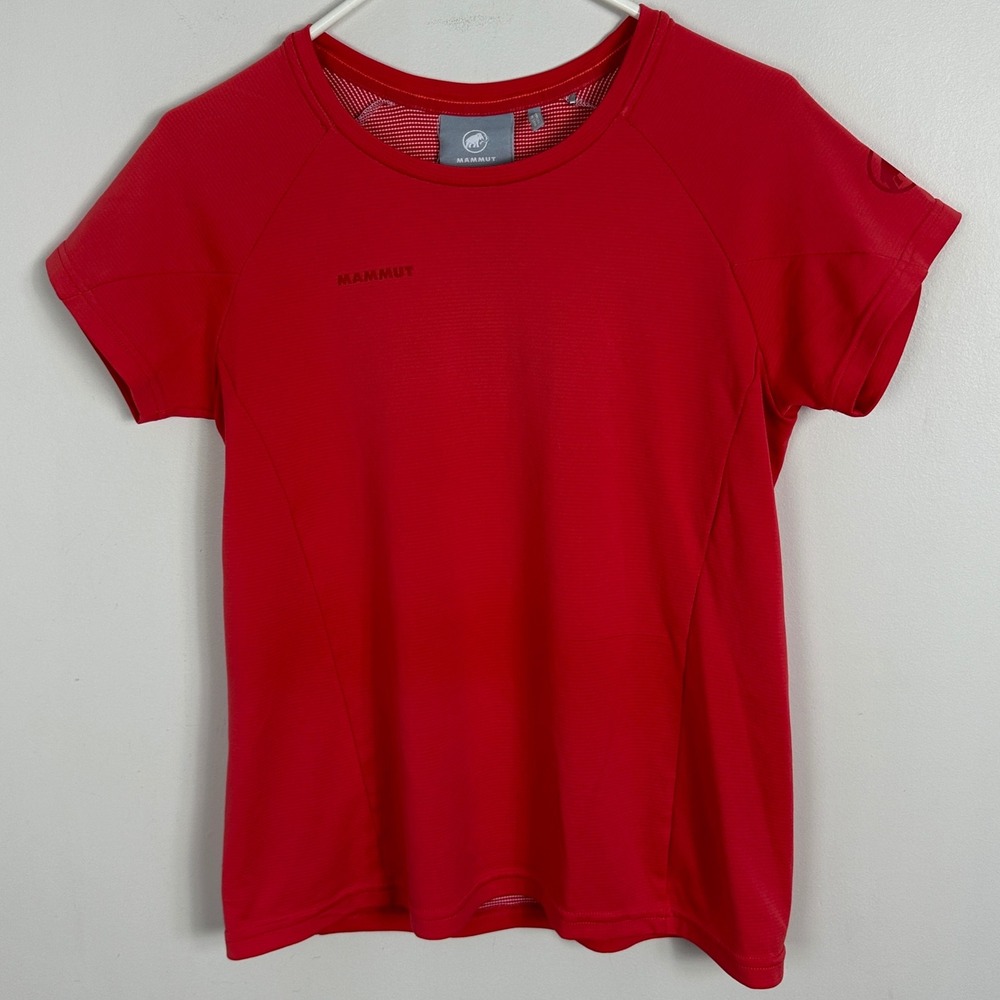 Mammut Short Sleeve Aegility Crew Neck Technical T-Shirt Womens Size Medium Tee